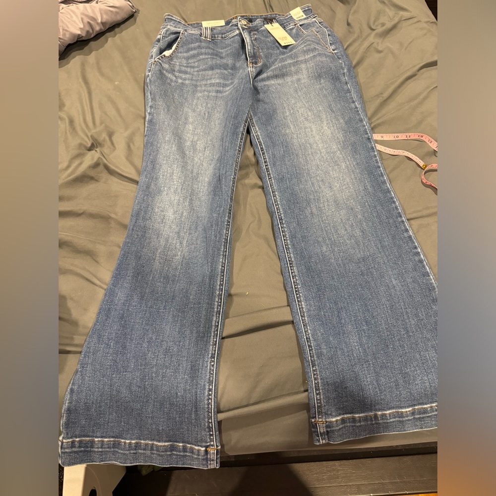 Judy Blue wide leg jeans, new with tags, size 18W